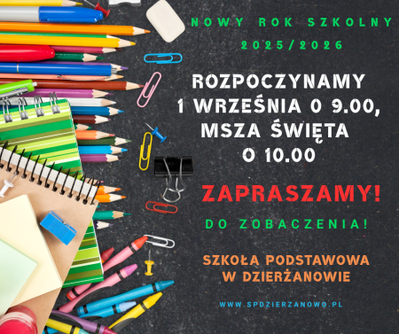 Rozpoczęcie Roku Szkolnego 2025/2026